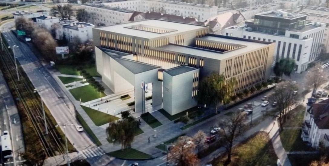 Tak miałby wyglądać nowy budynek sądu w Toruniu.
