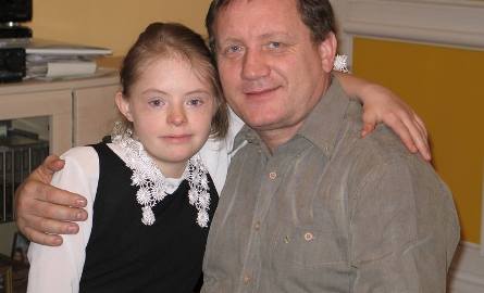 Małgosia Częstochowska z tatą