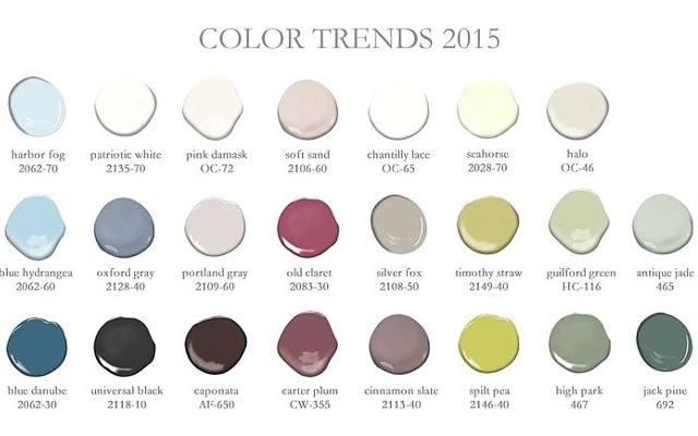 Zgodnie z tonacjami kolorystycznymi panującymi na modowych salonach, firma farbiarska Benjamin Moore prezentuje paletę trendów kolorystycznych na rok