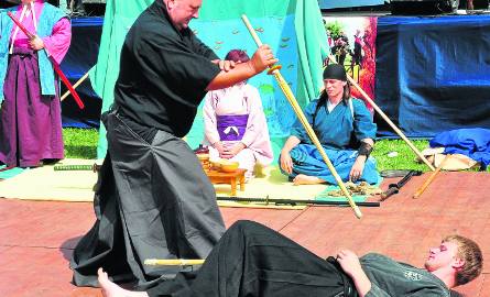 Piknikowi towarzyszyły pokazy samurajskie w wykonaniu tarnobrzeskiej grupy „Katana”.Ossolin
