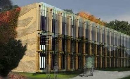 Tak będzie wyglądał po wyremontowaniu starej szkoły budynek biobanku.
