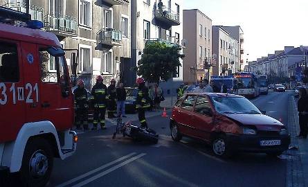 Wypadek motocyklisty w centrum Radomia (zdjęcia, nowe fakty) 