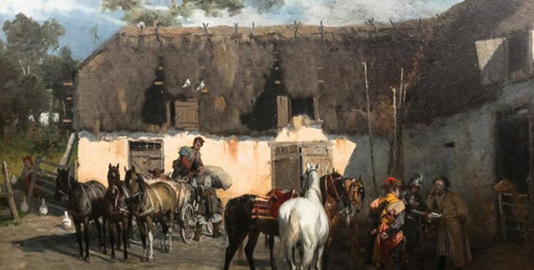 Obraz „Rekwizycja” sprzedany za ponad milion złotych na aukcji w Sopocie