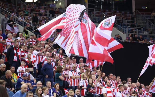 Kibice ma meczu Jastrzębski Węgiel - Asseco Resovia w półfinale Pucharu Polski siatkarzy w Krakowie. Znajdźcie się na zdjęciach