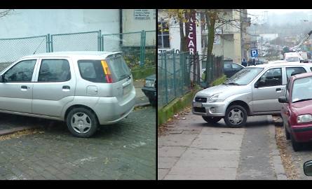 Chamskie parkowanie na ul. Kordeckiego