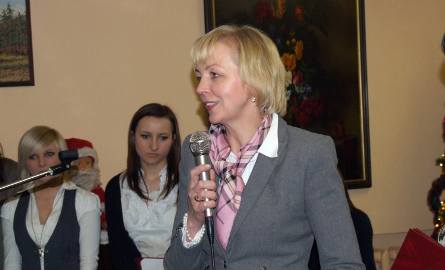 Życzenia noworoczne mieszkańcom Domu i gościom "Ekonomika” przekazała wiceprezydent Anna Kwiecień