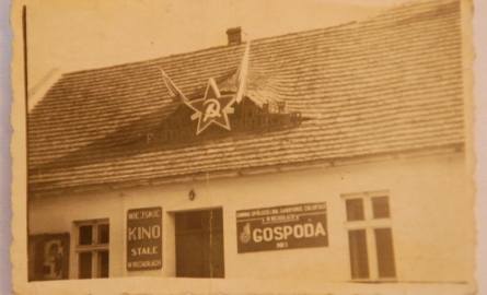 Siedziba kina W Bojadłach w latach 50.