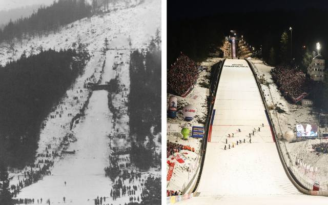 Tak zmieniała się Wielka Krokiew w Zakopanem, miejsce zawodów Pucharu Świata w skokach narciarskich. Zobaczcie zdjęcia