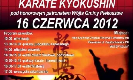 W Piekoszowie odbędą się Otwarte Mistrzostwa Regionu Świętokrzyskiego w karate