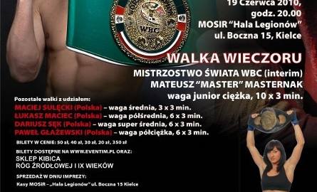 Bilety na galę Kielce Boxing Nihgt, także w kasach Hali Legionów