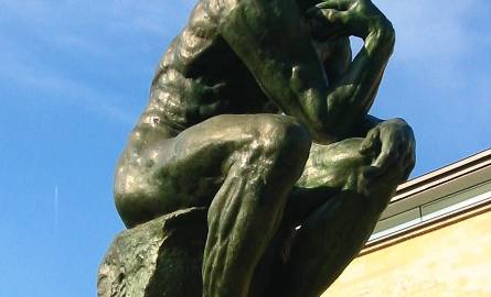 Myśliciel (rzeźba Rodina) - zdjęcie wykonane w Muzeum Rodina w Paryżu (plik udostępniony na zasadach Wikimedia Commons - repozytorium wolnych zasobó