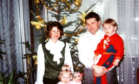 Na początku lat 90., kiedy dzieci były  małe, rodzina Truskolaskich spędzała święta w domu
