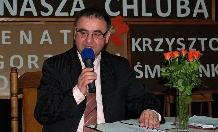 Krzysztof Śmietanka recytował własną poezję.