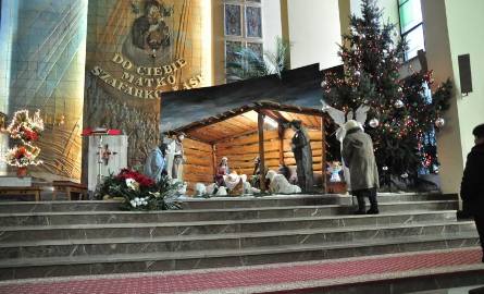 Szopka w Kościele Matki Bożej Nieustającej Pomocy na tarnobrzeskim osiedlu Serbinów.