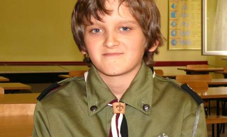 Dwunastoletni Kacper Jasiński z Żabna był najmłodszym krótkofalowcem ze zdających egzamin.