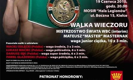 Gala bokserska Kielce Boxing Night bez Łukasza Maćca