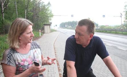Pani Irena Szelągowska o wszystkim opowiedziała burmistrzowi, który akurat tamtędy przejeżdżał rowerem.