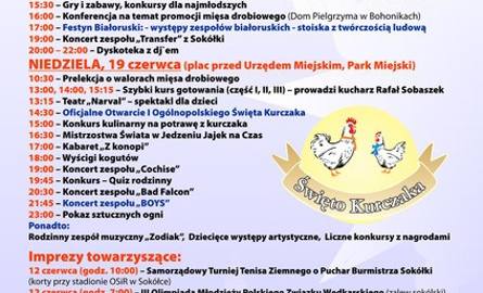 Dni Sokółki 2011. Program