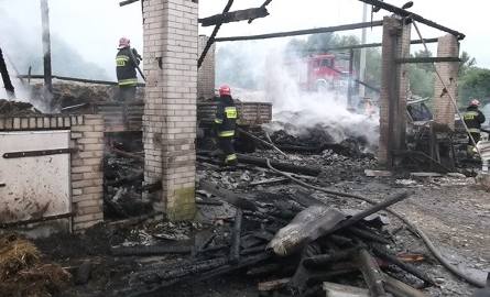 Dwa pożary w powiecie opatowskim. Płonęły budynki gospodarcze, duże straty