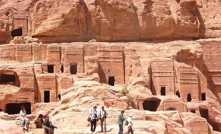 Jordania.  W różowym mieście Petra