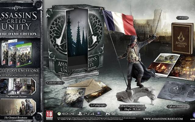 Assassin's Creed Unity: Na początek trzy edycje kolekcjonerskie