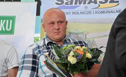 Zdobywca trzeciego miejsca w plebiscycie "Rolnik roku 2013" - Jarosław Sikora
