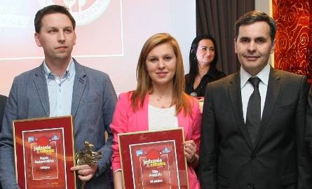 Nagrodzeni w kategorii Puby. Od lewej: 1. miejsce Plejada Restaurant&Pub w Kielcach, nagrodę odbierał współwłaściciel Arkadiusz Milcarz; 3. miejsce