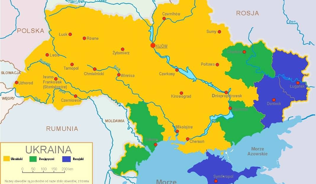 krym mapa Krym: mapa językowa oraz podział administracyjny Autonomicznej  krym mapa