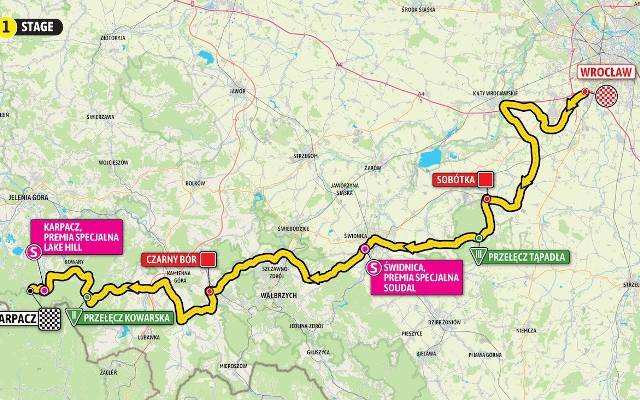 1. etap Tour de Pologne 2024: mapa, trasa, program minutowy, gdzie oglądać kolarzy