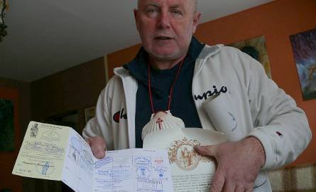 Jan Żukowski ze Staszowa jest jak dotąd jedynym polakiem, który przebył klasyczną, angielską drogę świętego Jakuba do Santiago de Compostela, przez morze