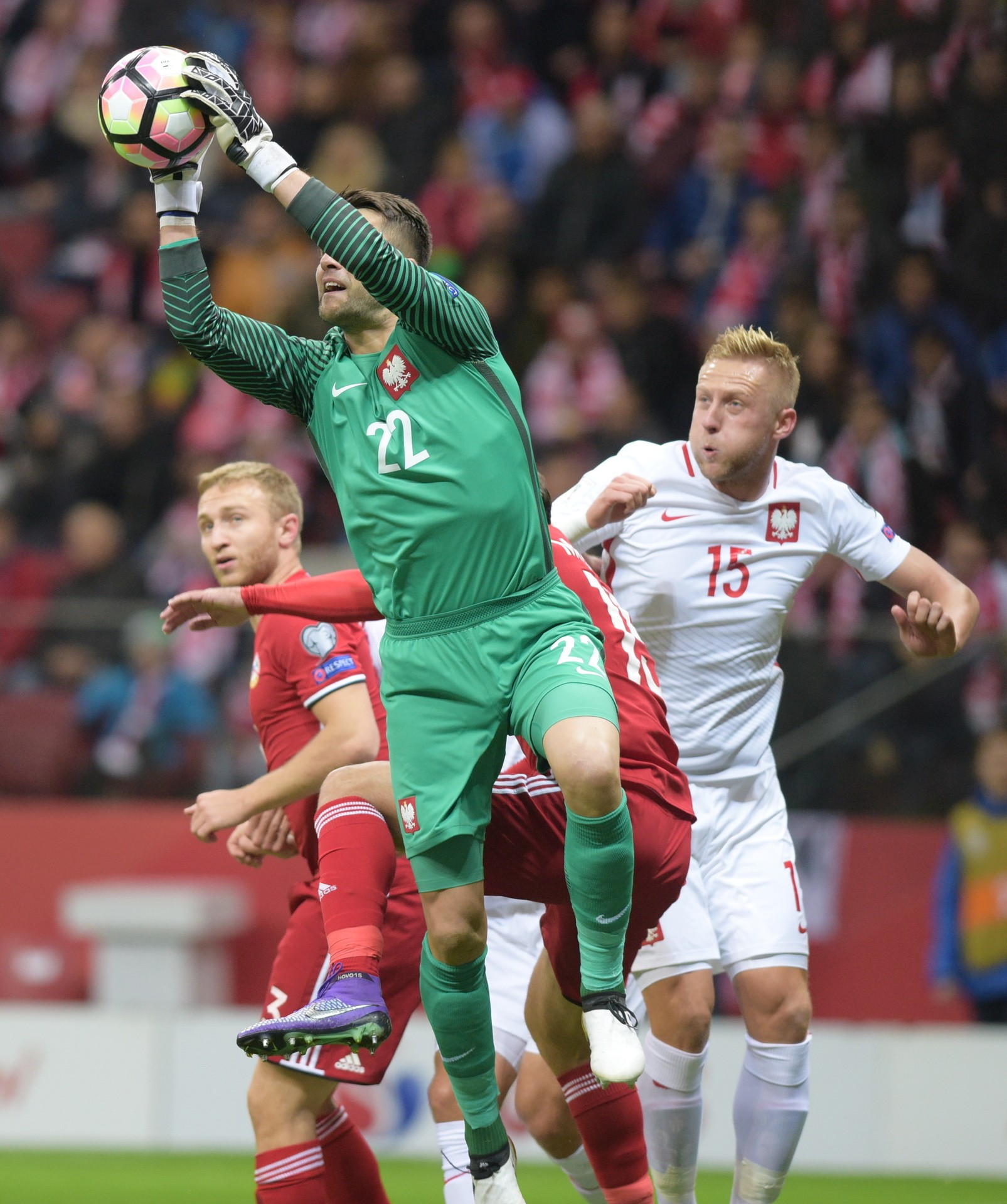 Łukasz Fabiański i kanclerz Uniwersytetu im. A ...