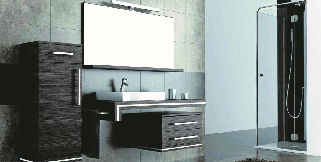 Proste formy łazienkowych mebli, jak na przykład konsola z wbudowaną umywalką podkreślą minimalistyczny styl wnętrz.