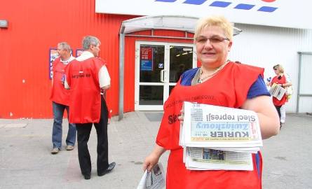 W obronie interesów pracowników radomskich marketów wystąpiła Elżbieta Fornalczyk z Tychów, organizatorka pierwszego w Polsce strajku w markecie.
