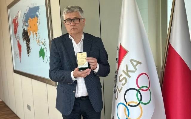 Janusz Kozioł otrzymał złoty medal za zasługi dla Polskiego Ruchu Olimpijskiego