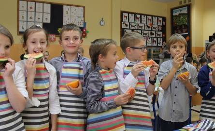 Uczniowie Publicznej Szkoły Podstawowej numer 4 w Radomiu promowali zdrowe odżywianie