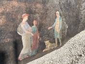 Zdjęcie do artykułu: Niezwykłe odkrycie w ruinach Pompejów. Zachowały się freski z postaciami z greckiej mitologii