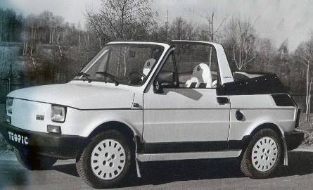 W 1991 roku powstał mały fiat w wersji kabriolet. Samochód był sprzedawany w Polsce i w Europie Zachodniej.