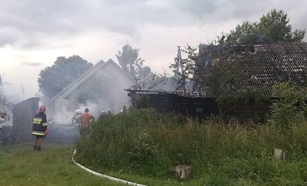 Pożar w miejscowości Juraszki.