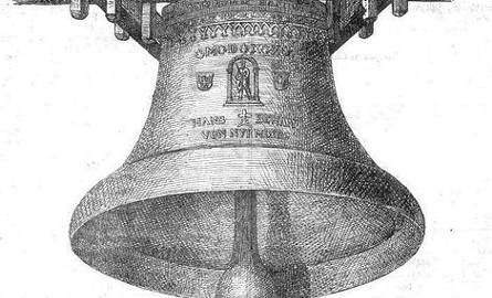 Dzwon Zygmunta. Litografia z 30.10.1841
