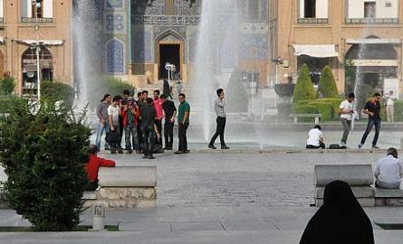 Iran. Isfahan. Plac Imama - centrum 