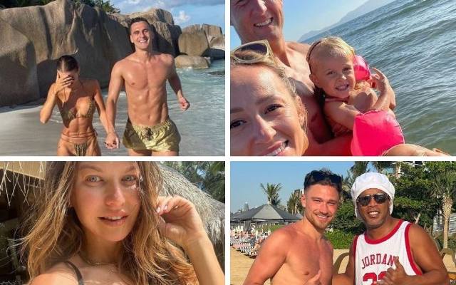 Oto polscy piłkarze ze swoimi ukochanymi kobietami na wakacjach. ZDJĘCIA Lewandowski, Glik, Cash, Milik i inni na wakacjach!