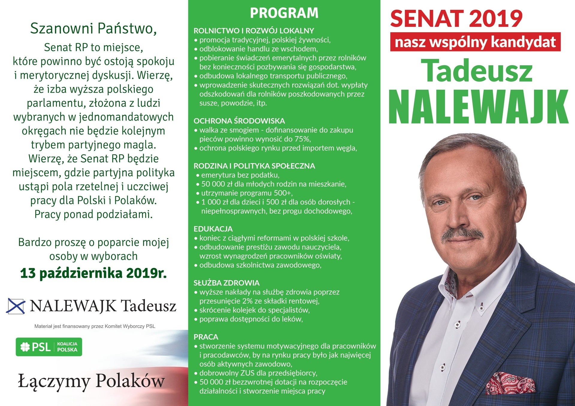 Tadeusz Nalewajk ulotka