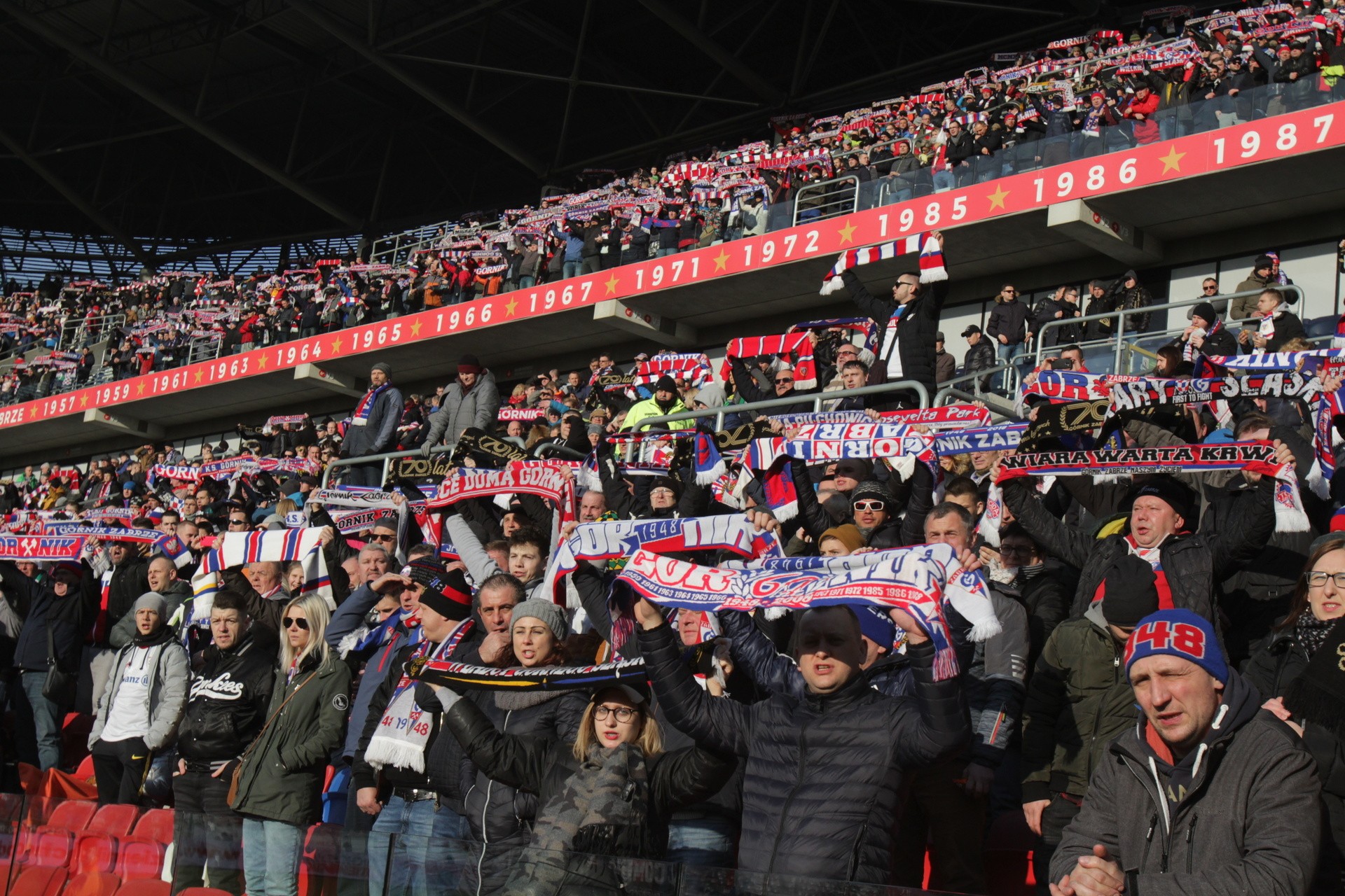 Górnik Zabrze - Zagłębie Sosnowiec: Kibice są fantastyczni ...