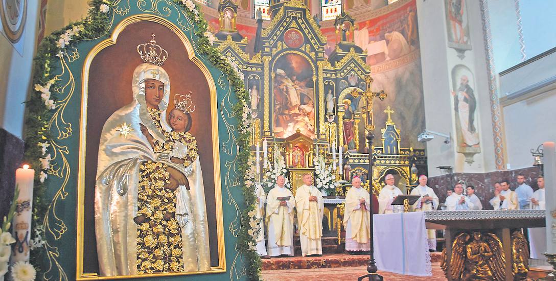 Mikołów: w bazylice św. Wojciecha odbyła się koronacja kopii rzymskiego obrazu Matki Bożej Śnieżnej, zwanej Matką Bożą Mikołowską