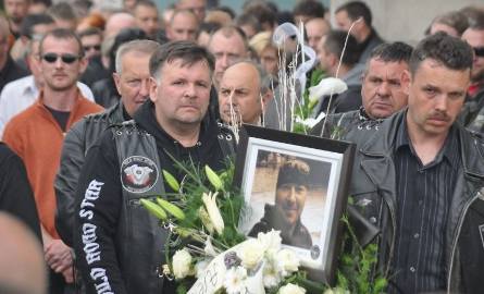 Na pogrzeb Arkadiusza Słowińskiego przybyli motocykliści z całej Polski