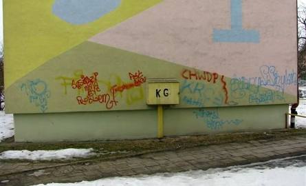 Za graffiti zapłacą 9 tys. złotych. Trzech mieszkańców Ostrołęki zatrzymała policja (zdjęcia) 