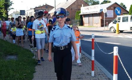 W happeningu uczestniczyli także zwoleńscy policjanci.