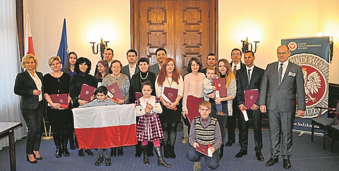 Łódź. 19 osób otrzymało wczoraj polskie obywatelstwo