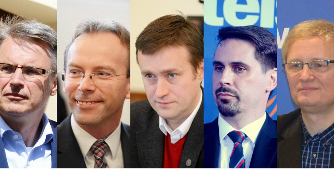 Od lewej: Janusz Kubicki, Piotr Barczak, Tomasz Nesterowicz, Sławomir Kotylak oraz Andrzej Żywień, to politycy, którzy są obecnie wymieniani w kontekście