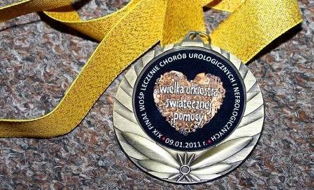 Medal XIX finału WOŚP został wylicytowany za 80 zł